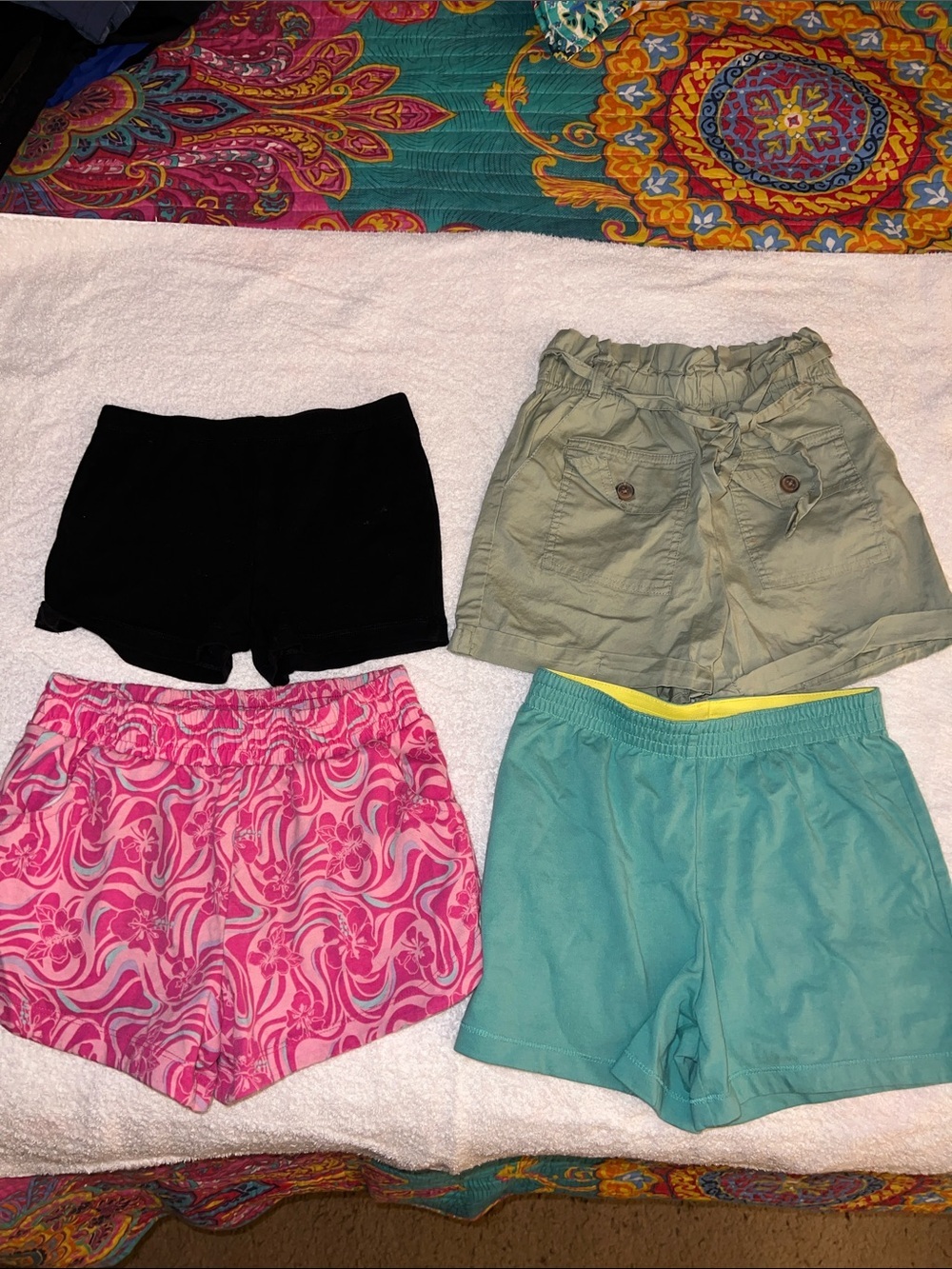 Girls shorts four count